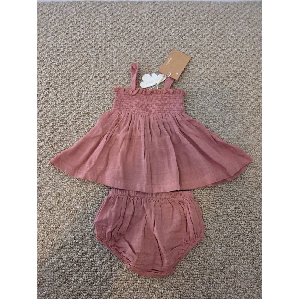 Angel dear baby girl outfit 3-6 mos